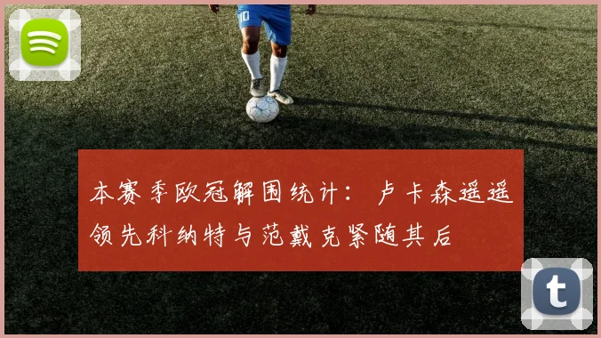 本赛季欧冠解围统计：卢卡森遥遥领先科纳特与范戴克紧随其后